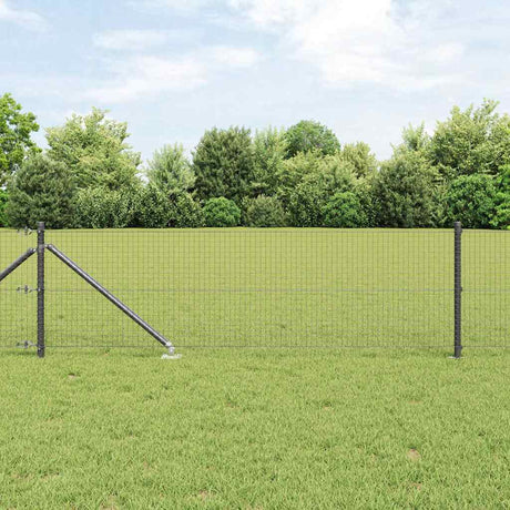 Vidaxl afrasteringspaal grijs 50 x 0,4 m (25 x 25 mm gaas)