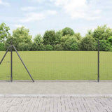 Vidaxl afrasteringspaal grijs 25 x 0,8 m (19 x 19 mm gaas)