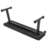 Vidaxl gewicht bank zwart 108 x 27 x 41 cm gepoedercoat staal