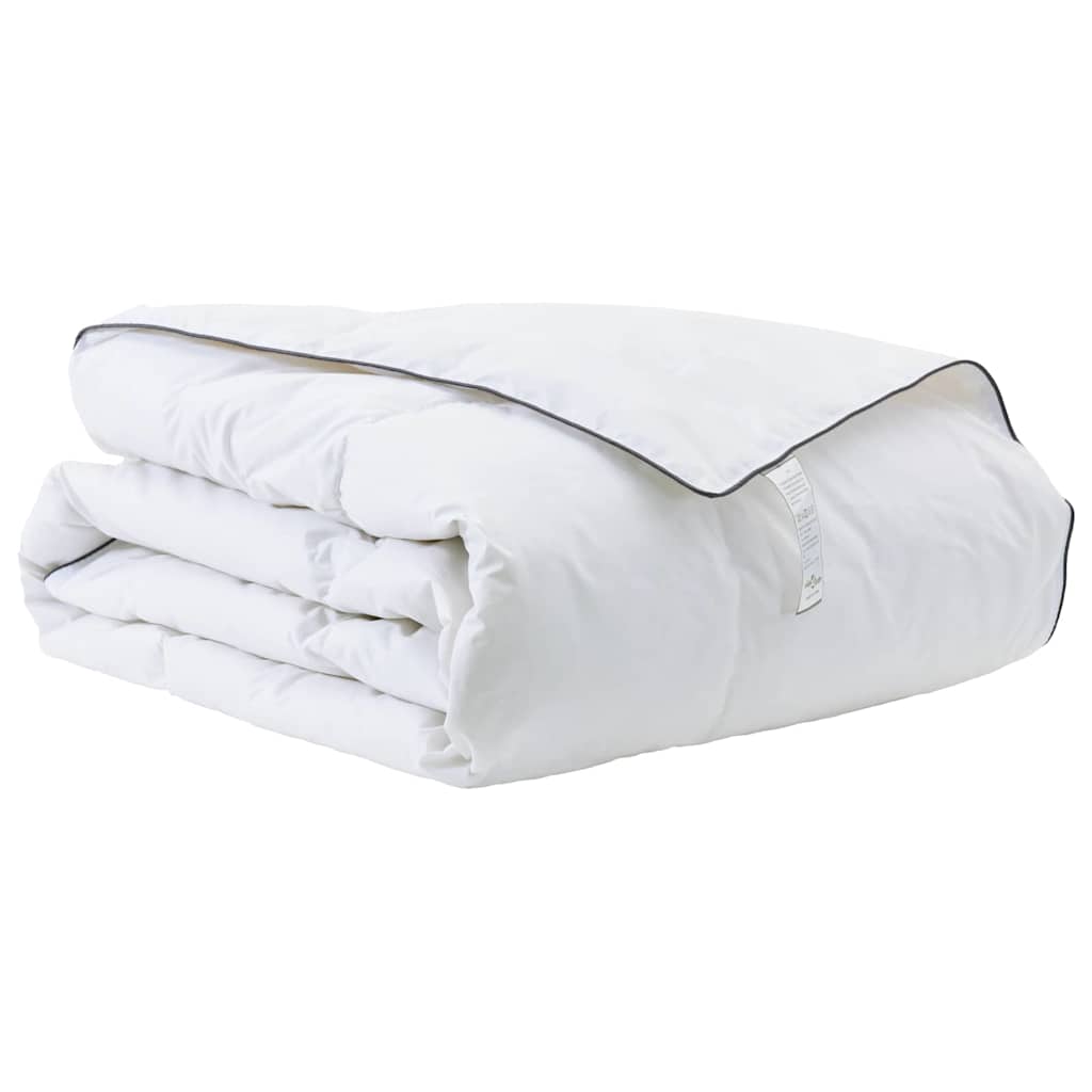 Vidaxl winter dekbed wit 135 x 220 cm veren
