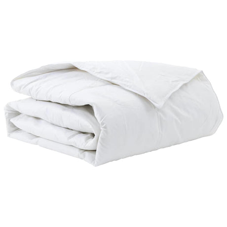 Vidaxl winter dekbed wit 155 x 220 cm veren