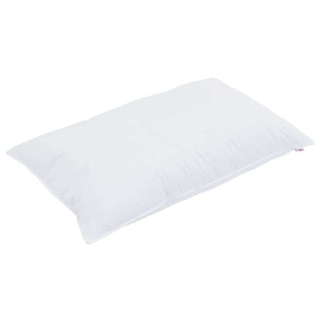 Vidaxl hoofdkussen met kussen wit 40 x 80 cm katoen