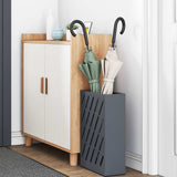 Vidaxl paraplu standaard antraciet 28 x 12 x 41 cm staal