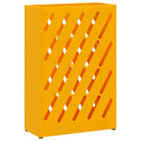 Vidaxl paraplu standaard mosterdgeel 28 x 12 x 41 cm staal