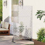 Vidaxl privacyscherm grijs 100 x 50 x 180 cm staal