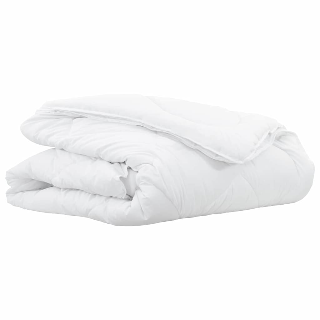 Vidaxl 2-in-1 dekbed wit 140 x 200 cm polyester