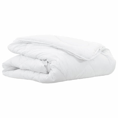 Vidaxl 2-in-1 dekbed wit 155 x 220 cm polyester