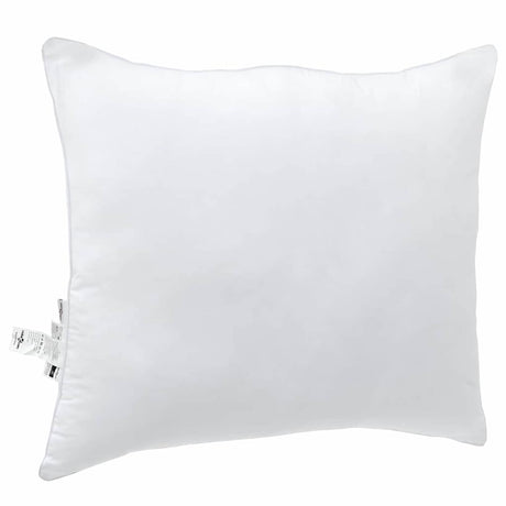 Vidaxl hoofdkussen met kussen wit katoen en polyester
