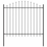 Vidaxl tuinhek grijs 170 x 165 cm gepoedercoat staal