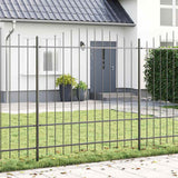 Vidaxl tuinhek grijs 170 x 215 cm gepoedercoat staal