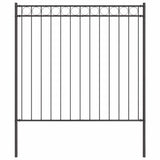 Vidaxl hecelement grijs 170 x 170 cm staal