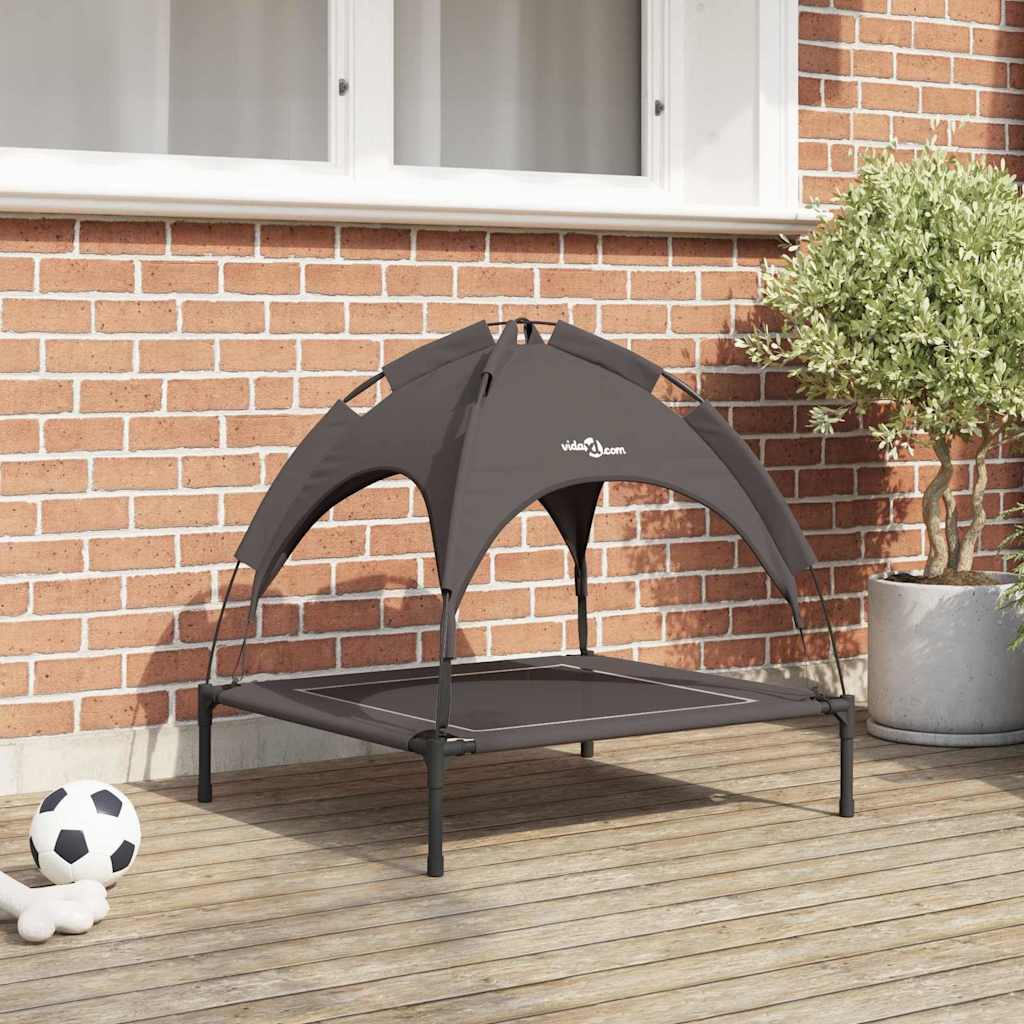 Vidaxl hondenbed bruin 71 x 64 x 71 cm staal