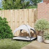 Vidaxl hondenbed zilvergrijs 104 x 86 x 84,5 cm staal