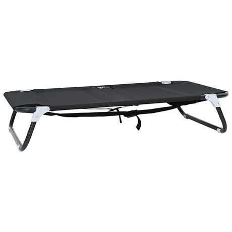 Vidaxl hondenbed zwart 90 x 55 x 18 cm staal
