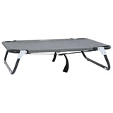 Vidaxl hondenbed lichtgrijs 80 x 55 x 18 cm staal
