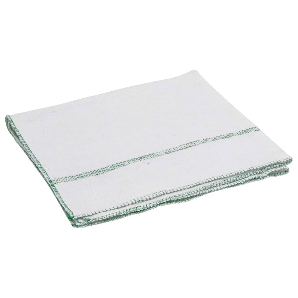 Vidaxx renseklude 5 stk stribet 50x60 cm hvid og grøn