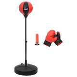 VidaXL stanseboldsæt med handsker og pumpe justerbar 81-122 cm