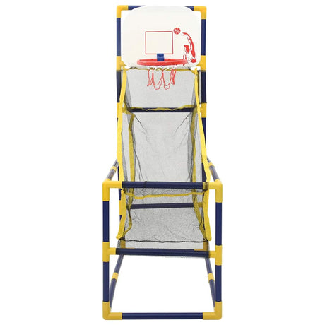 VidaXL arkadebasketballsæt med bold og pumpe 45x86x127 cm