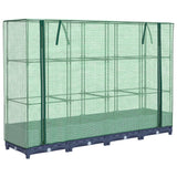 Vidaxx hævet plantekasse med drivhusdæksel rattan look 160x40x123 cm