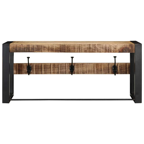 Vidaxx knagerække 80x35x35 cm massivt groft mangotræ