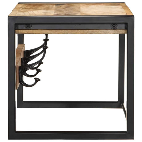 Vidaxx knagerække 80x35x35 cm massivt groft mangotræ