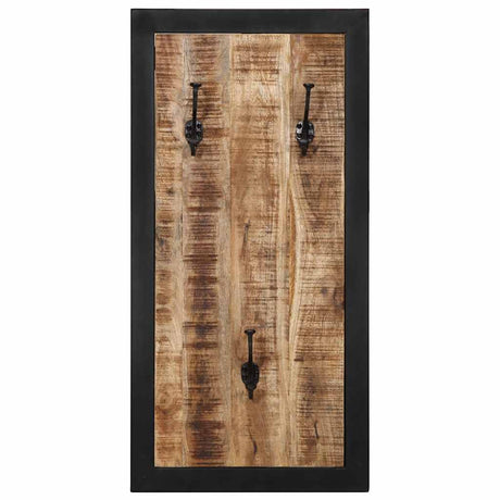 Vidaxx knagerække 40x2x80 cm massivt groft mangotræ
