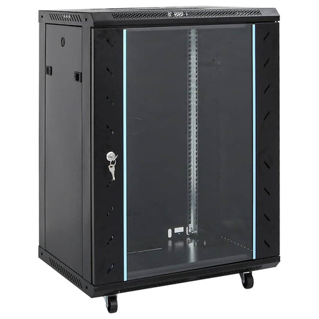 Vidaxxl netværksskab 15u 19 ip20 60x45x86 cm sort