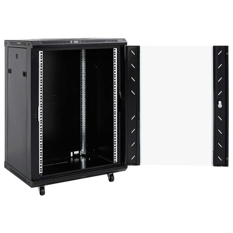 Vidaxxl netværksskab 15u 19 ip20 60x45x86 cm sort