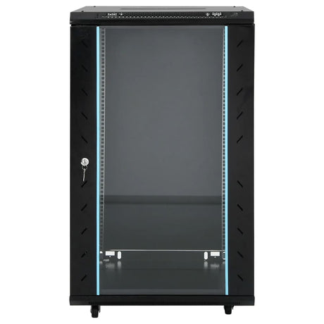 Vidaxxl netværksskab 18u 19 ip20 60x60x100 cm sort