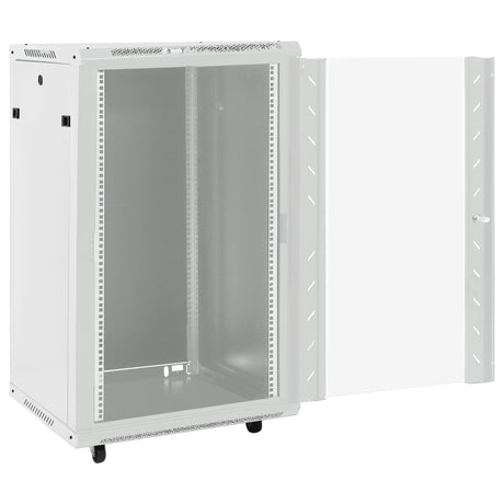 Vidaxxl netværksskab 18h 19 ip20 60x60x100 cm grå