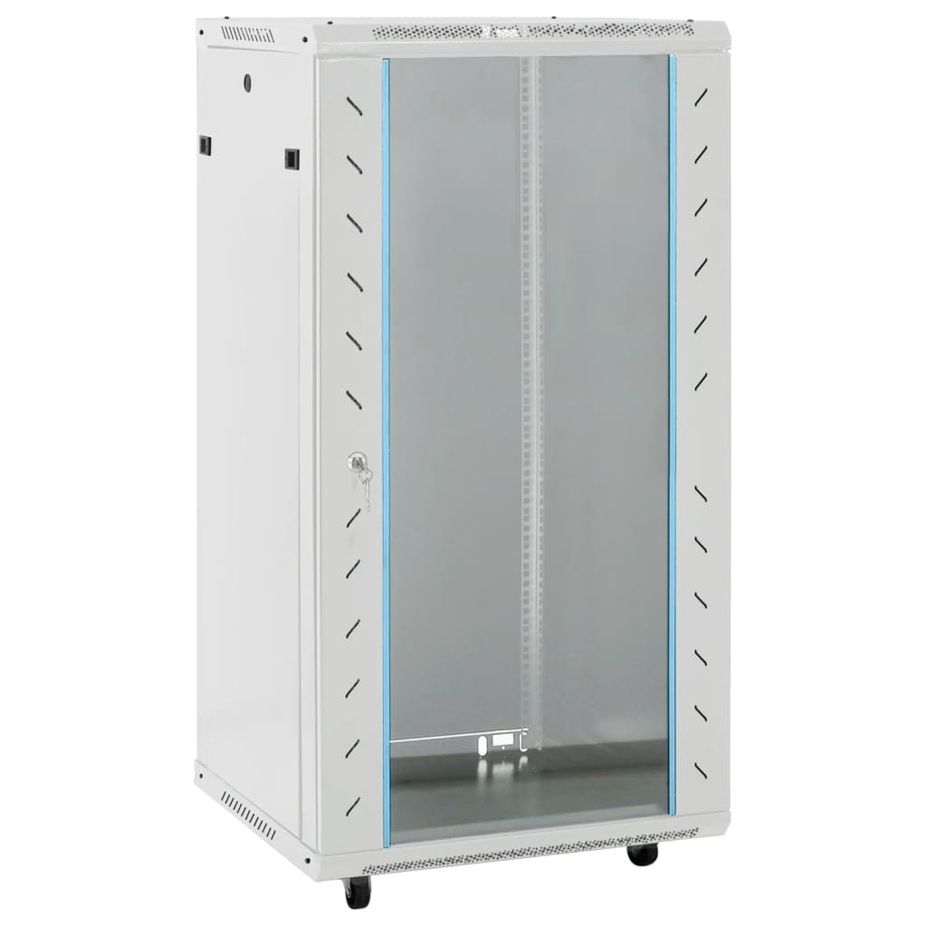 VidaXL Netværksskab 22U 19 IP20 60x60x120 cm grå