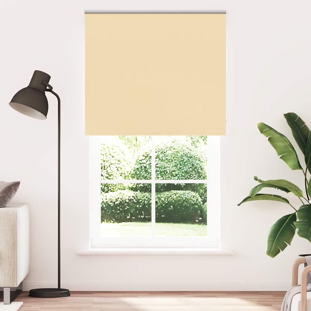 Vidaxl rolgordijn verduisterend 130x210 cm stofbreedte 126,6 cm beige