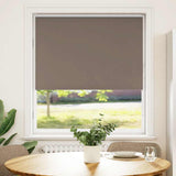 Vidaxl rolgordijn verduisterend koffie 100x150 cm stofbreedte 95,7 cm