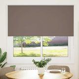 Vidaxl rolgordijn verduisterend koffie 145x150 cm stofbreedte 141,6 cm
