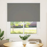 Vidaxl rolgordijn verduisterend 120x150 cm stofbreedte 116,6 cm grijs