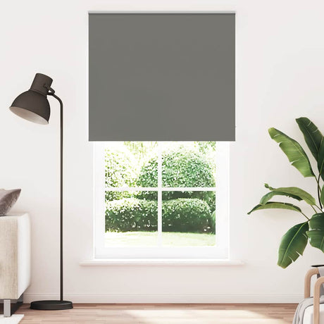 Vidaxx mørklægningsrullegardin 125x230 cm stofbredde 121,6 cm grå
