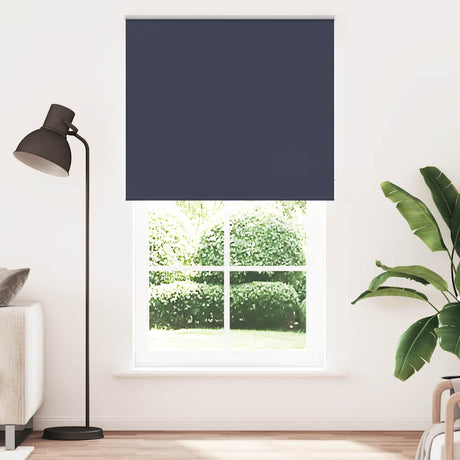 Vidaxx mørklægningsrullegardin 130x210 cm stofbredde 126,6 cm blå
