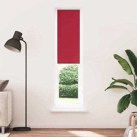 Vidaxx mørklægningsrullegardin rød 40x210 cm, stofbredde 35,7 cm