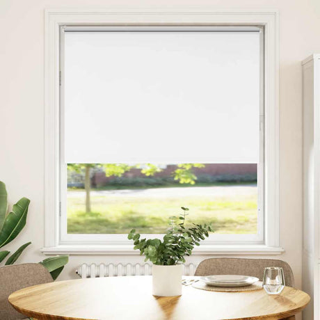 Vidaxx mørklægningsrullegardin 115x130 cm stofbredde 110,7 cm hvid