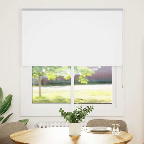Vidaxx mørklægningsrullegardin hvid 125x175 cm stofbredde 121,6 cm
