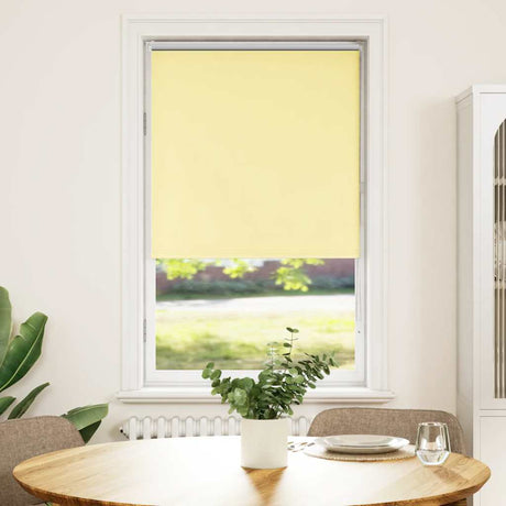 Vidaxx mørklægningsrullegardin 75x150 cm, stofbredde 70,7 cm gul