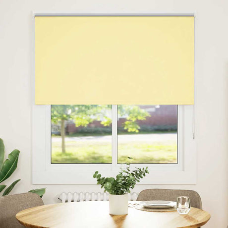 Vidaxx mørklægningsrullegardin 135x175 cm stofbredde 131,6 cm gul