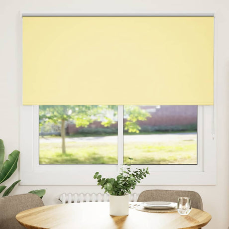 VidaXL rullegardin 145x175 cm stofbredde 141,6 cm mørklægning gul