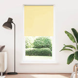 Vidaxx mørklægningsrullegardin 110x210 cm stofbredde 105,7 cm gul