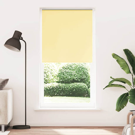 Vidaxx mørklægningsrullegardin 115x210 cm stofbredde 110,7 cm gul