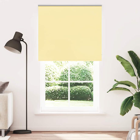 Vidaxx mørklægningsrullegardin 140x210 cm stofbredde 136,6 cm gul