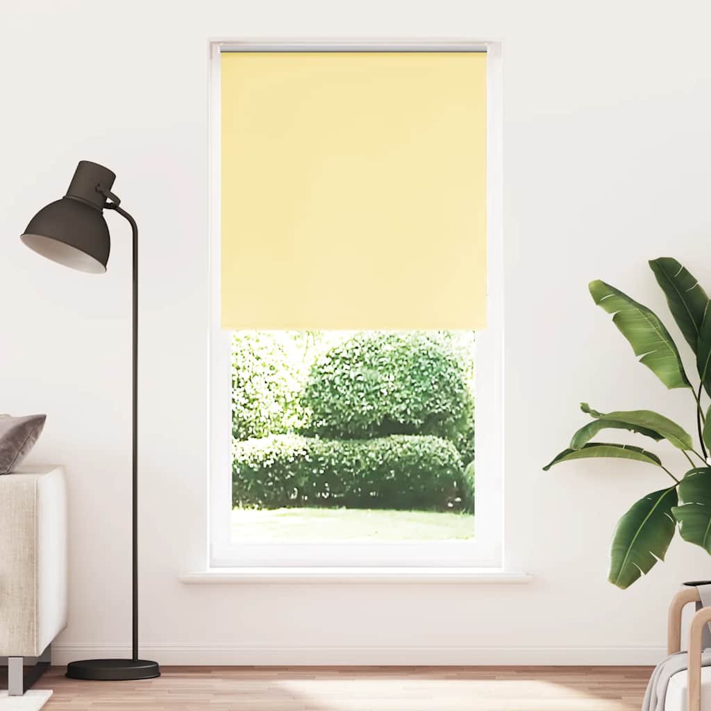 Vidaxx mørklægningsrullegardin 90x230 cm, stofbredde 85,7 cm gul