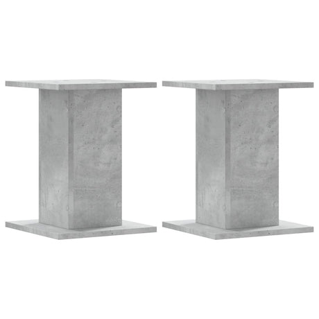 Vidaxx plantestativer 2 stk 30x30x40 cm konstrueret træ betongrå