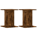 Vidaxx plantestativer 2 stk 30x30x40 cm forarbejdet træ røget eg