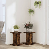 Vidaxx plantestativer 2 stk 30x30x40 cm forarbejdet træ røget eg